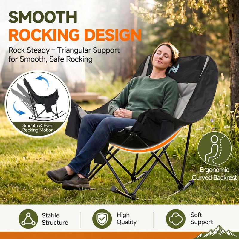 Aurella Heated Foldable Rocking Chair